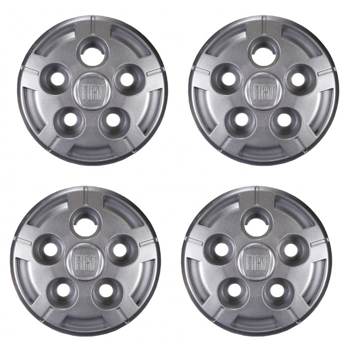 x4 Enjoliveur de Roue 15" Original Pour Fiat Ducato OR 1358875080