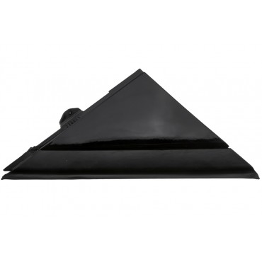 Moulure Triangle Retro Droit Noir Brillant Pour Fiat 500 500 C 735426886