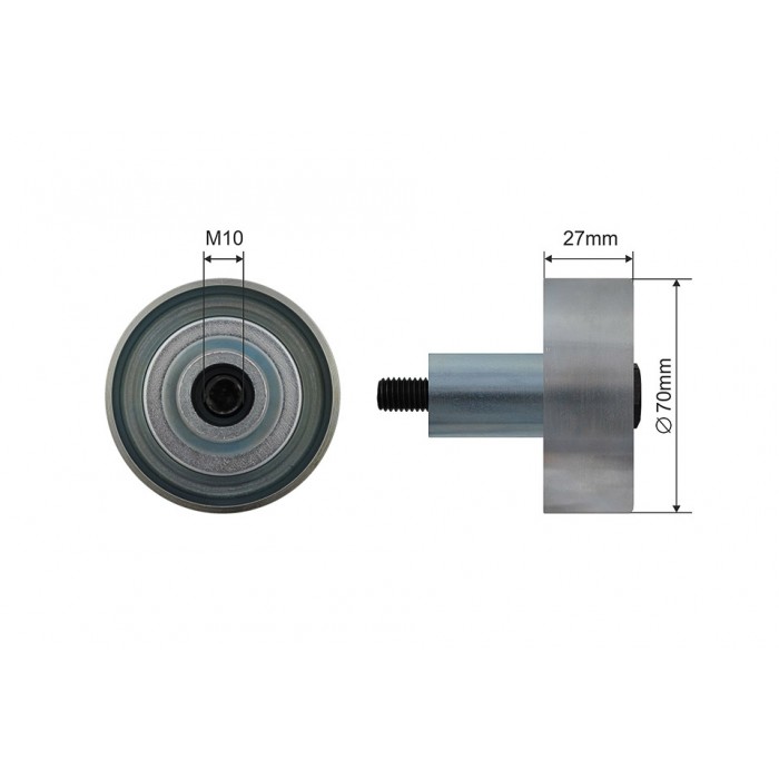 Poulie Galet Courroie Enrouleur Pour Hyundai Grand Santa Fé 252882F000