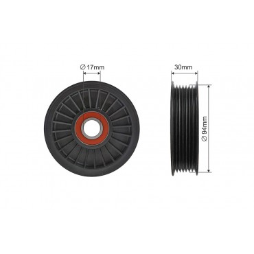 Poulie Galet Courroie Enrouleur Pour Land Rover Range Rover II 3.9 4.6 500087