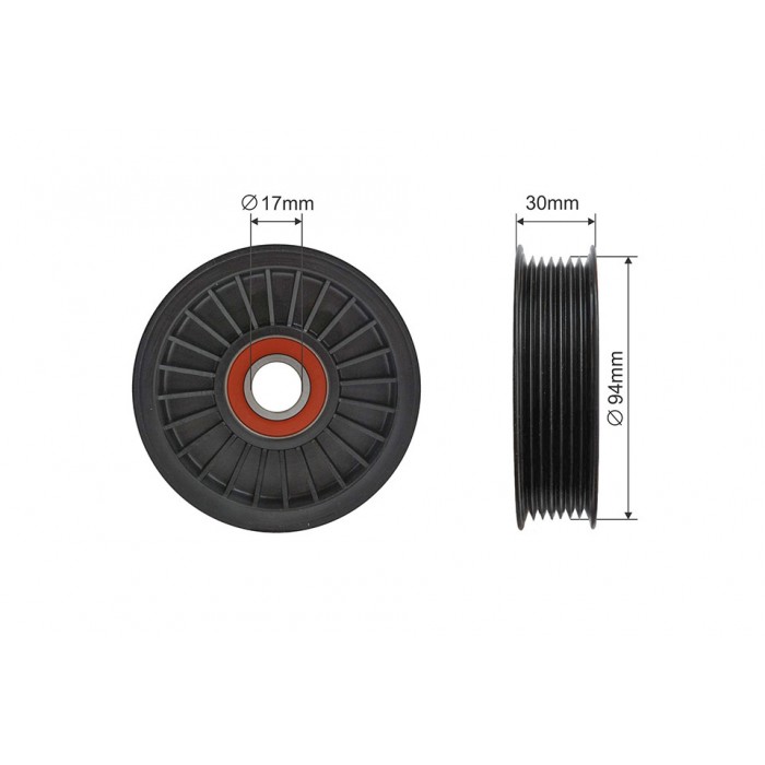 Poulie Galet Courroie Enrouleur Pour Land Rover Range Rover II 3.9 4.6 500087