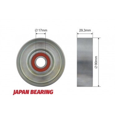 Poulie Galet Courroie Enrouleur Pour Hyundai Santa Fé II Kia Carnival 252813E000