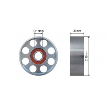 Poulie Galet Courroie Enrouleur Pour Land Rover Defender Discovery I II ERR3440