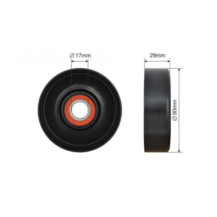 Poulie Galet Courroie Enrouleur Pour Discovery IV Range Rover Sport I LR016140