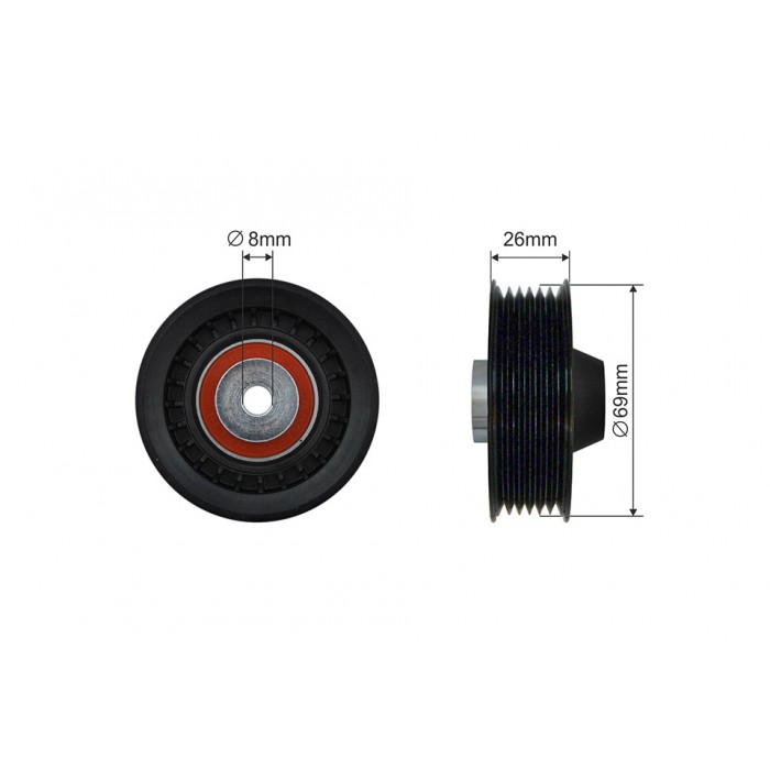 Poulie Galet Courroie Enrouleur Pour Mercedes 124 190 Classe E G S Sl 6012000770