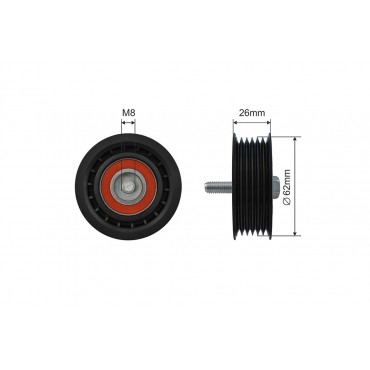 Poulie Galet Courroie Enrouleur Pour Mercedes Classe E G M Cls Gle A2782020519