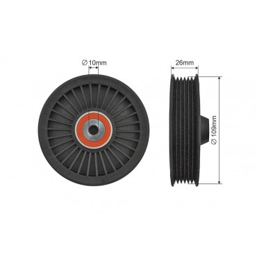 Poulie Galet Courroie Enrouleur Pour Jeep Grand Cherokee II A6112300342