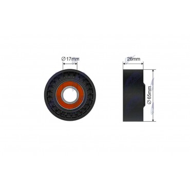 Poulie Galet Courroie Enrouleur Pour Mercedes Classe C E Glc Slc Slk A2742002000