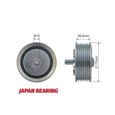 Poulie Galet Courroie Enrouleur Pour Nissan Cube Evalia Micra C+C III 11925BC20A