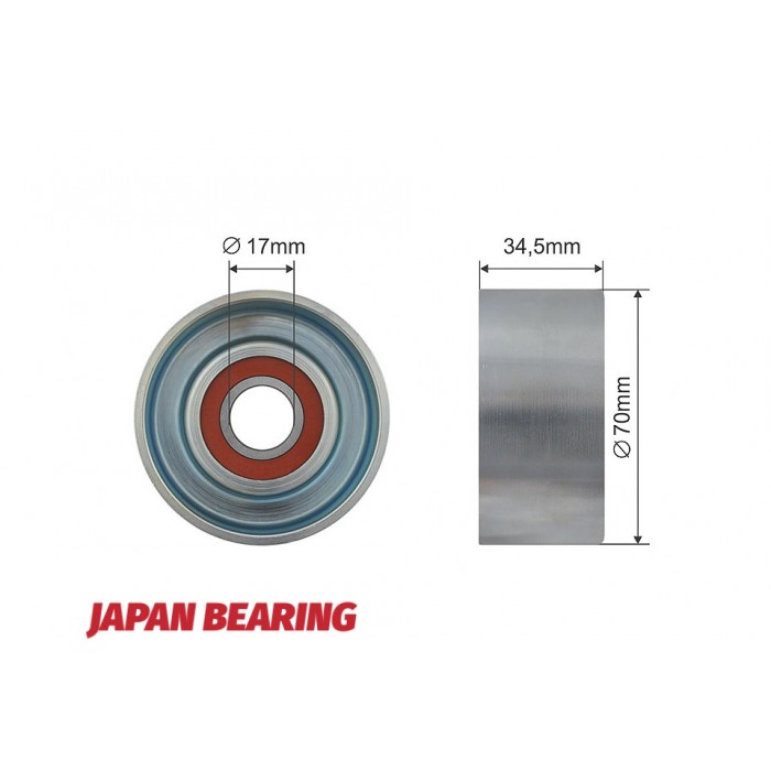 Poulie Galet Courroie Enrouleur Pour Nissan Murano II 11955JA10A 11955JA10B