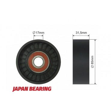 Poulie Galet Courroie Enrouleur Pour Nissan Patrol Gr V Terrano II 117502W200