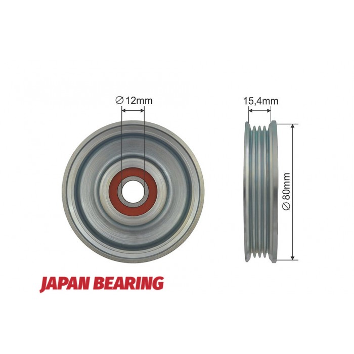 Poulie Galet Courroie Enrouleur Pour Nissan Cabstar Navara Np300 11925EB70A