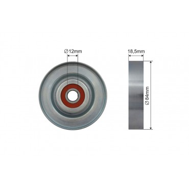 Poulie Galet Courroie Enrouleur Pour Nissan Almera I Micra C+C III 11925AX00A