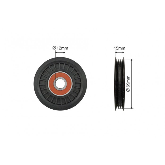 Poulie Galet Courroie Enrouleur Pour Nissan Micra C+C III Micra III 11925AX000