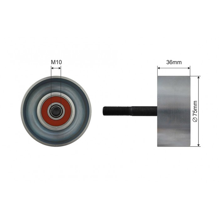 Poulie Galet Courroie Enrouleur Pour Nissan Murano II 3.5 2008-2014 11925JA11A