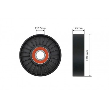 Poulie Galet Courroie Enrouleur Pour Citroën Berlingo First Xantia 96214245