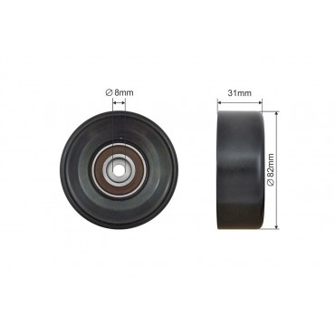 Poulie Galet Courroie Enrouleur Pour Chevrolet Captiva Hhr Malibu 12605175