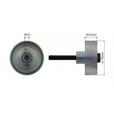 Poulie Galet Courroie Enrouleur Pour Chevrolet Camaro Captiva Saab 9-3 12571794