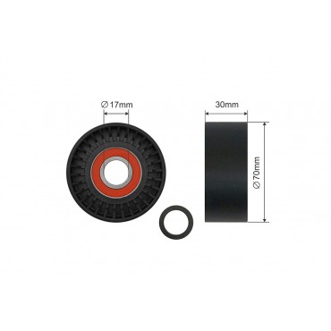 Poulie Galet Courroie Enrouleur Pour Porsche 911 Boxster Cayman 94810240200