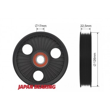 Poulie Galet Courroie Enrouleur Pour Citroën Jumpy II Peugeot Expert 5706L7