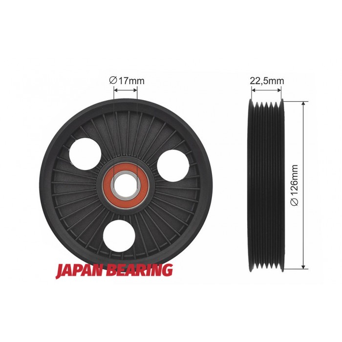 Poulie Galet Courroie Enrouleur Pour Citroën Jumpy II Peugeot Expert 5706L7