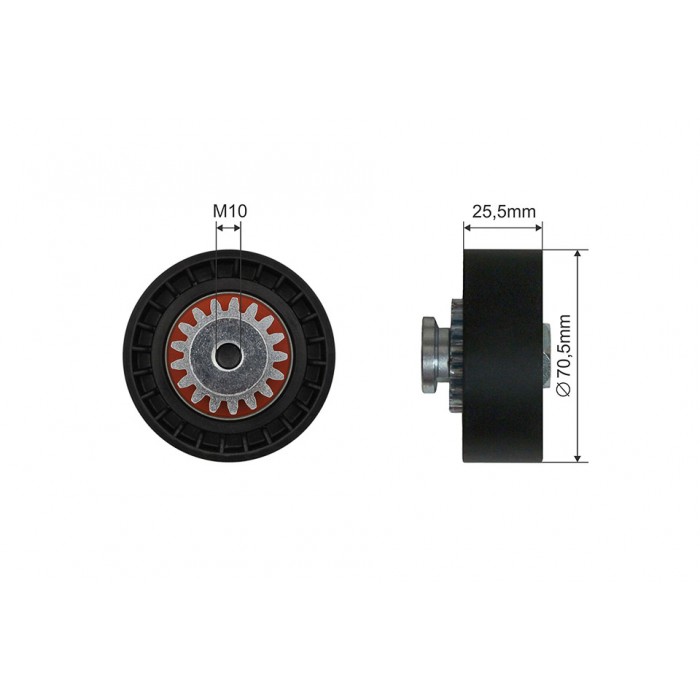 Poulie Galet Courroie Enrouleur Pour Renault Laguna I 2.2 D 1993-2001 7700860217