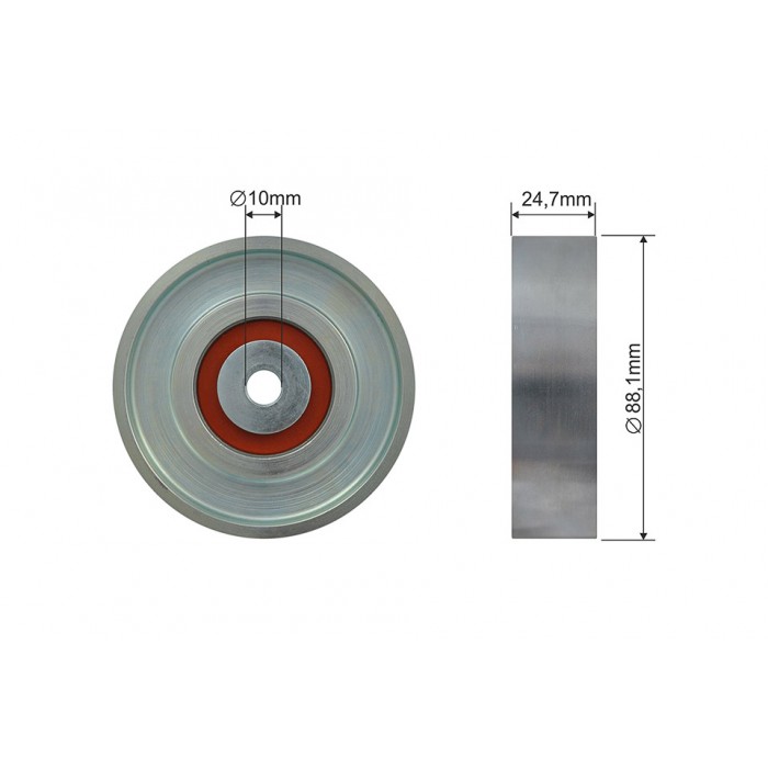 Poulie Galet Courroie Enrouleur Pour Toyota Yaris 1.0 1.3 VVT-i 884410D010