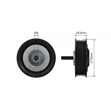 Poulie Galet Courroie Enrouleur Pour Vw Transporter IV 074145278F 74145278F