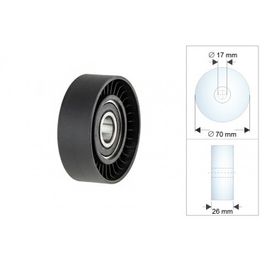 Poulie Galet Courroie Enrouleur Pour Chrysler 300C Jeep Commander 532026620