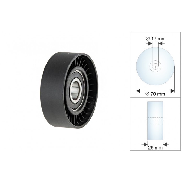 Poulie Galet Courroie Enrouleur Pour Chrysler 300C Jeep Commander 532026620