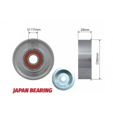 Poulie Galet Courroie Enrouleur Pour Mitsubishi L200 2.5 DI-D 1345A062 1345A009