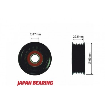 Poulie Galet Courroie Enrouleur Pour Ford B-Max C-Max Focus Tourneo 1450947