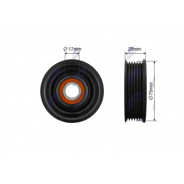 Poulie Galet Courroie Enrouleur Pour Mazda 2 3 Z601-15-940 Z60115940