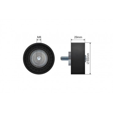 Poulie Galet Courroie Enrouleur Pour Alfa Romeo 147 156 166 Gt Gtv 60813221