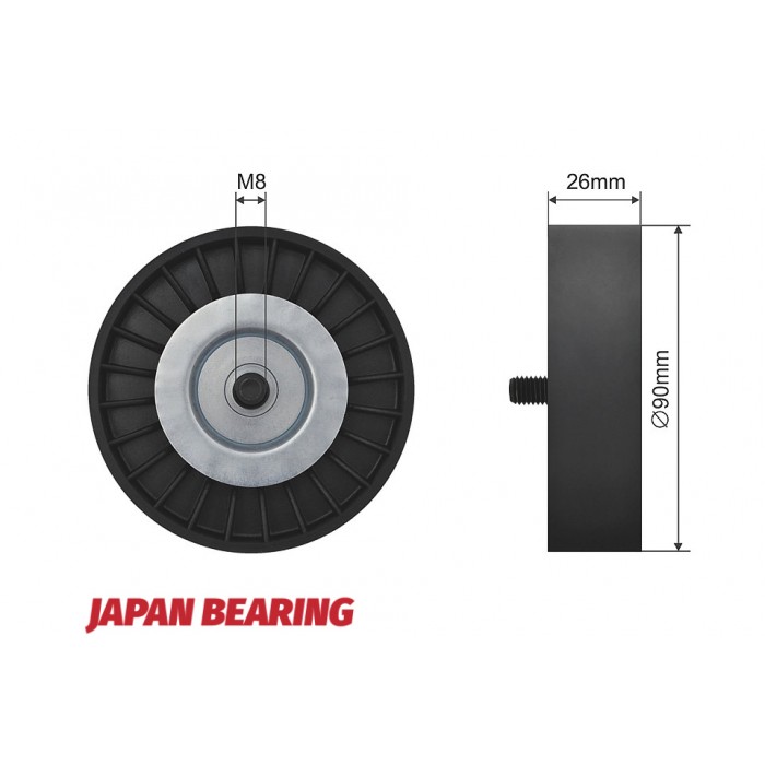 Poulie Galet Courroie Enrouleur Pour Audi A4 A6 Seat Exeo 06B903341B 06B903341
