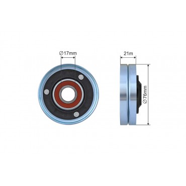 Poulie Galet Courroie Enrouleur Pour Audi A5 A6 A8 Q7 R8 Vw Touareg 079903341A