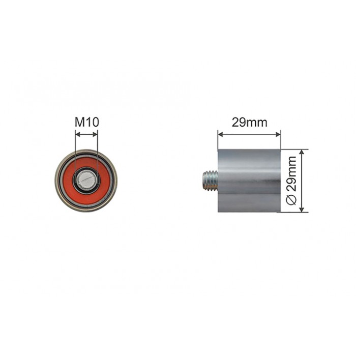 Poulie Galet Courroie Enrouleur Pour Audi A1 A3 A4 A6 Tt Seat Altea 06B109244