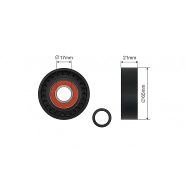 Poulie Galet Courroie Enrouleur Pour Bmw Série 3 E46 5 E60 E61 7 E65 64557786706