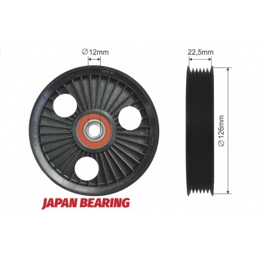 Poulie Galet Courroie Enrouleur Pour Chrysler Voyager I II Dodge Caravan 4483221