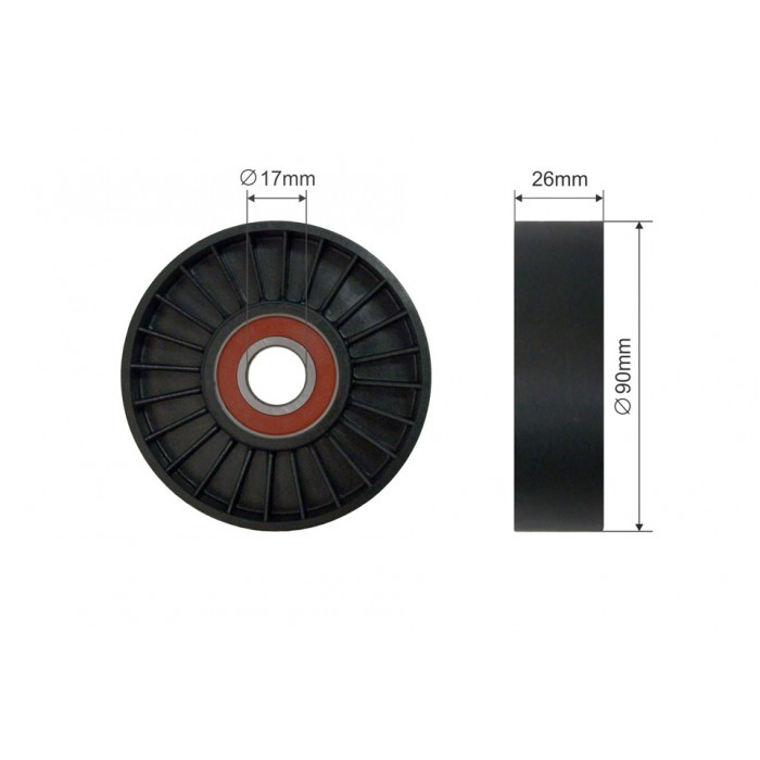 Poulie Galet Courroie Enrouleur Pour Chrysler Concorde Vision Voyager 4612894AB