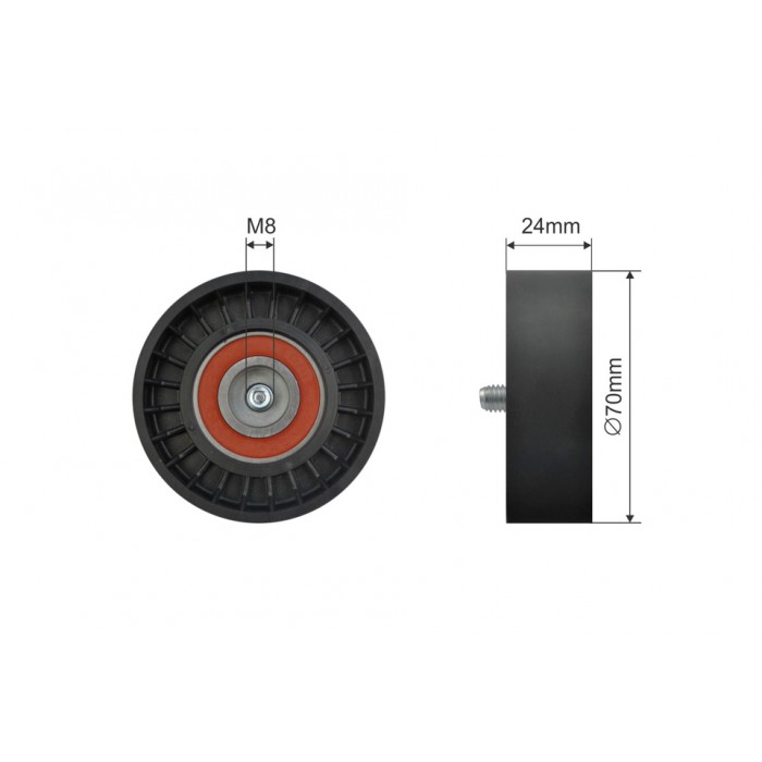 Poulie Galet Courroie Enrouleur Pour Chrysler Sebring Dodge Avenger 04801715AA