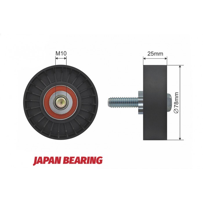 Poulie Galet Courroie Enrouleur Pour Citroën C4 I C8 Jumpy I Xsara 96533426