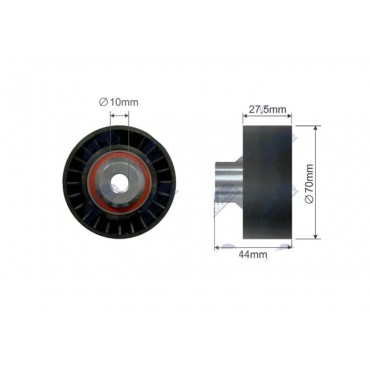 Poulie Galet Courroie Enrouleur Pour Citroën C2 C3 I C4 I C6 1613840180