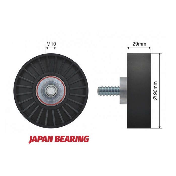 Poulie Galet Courroie Enrouleur Pour Ford Courier Fiesta IV Focus I 98FF19A216BD