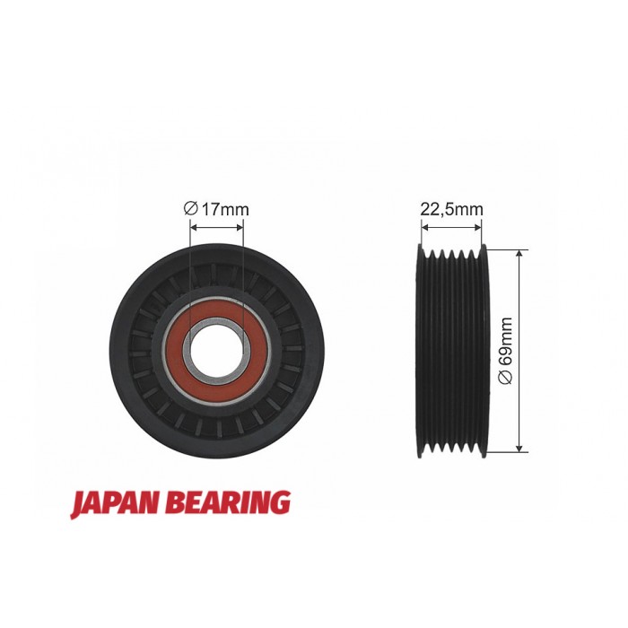 Poulie Galet Courroie Enrouleur Pour Ford Galaxy II Mondeo S-Max 1S7Q6A228AC