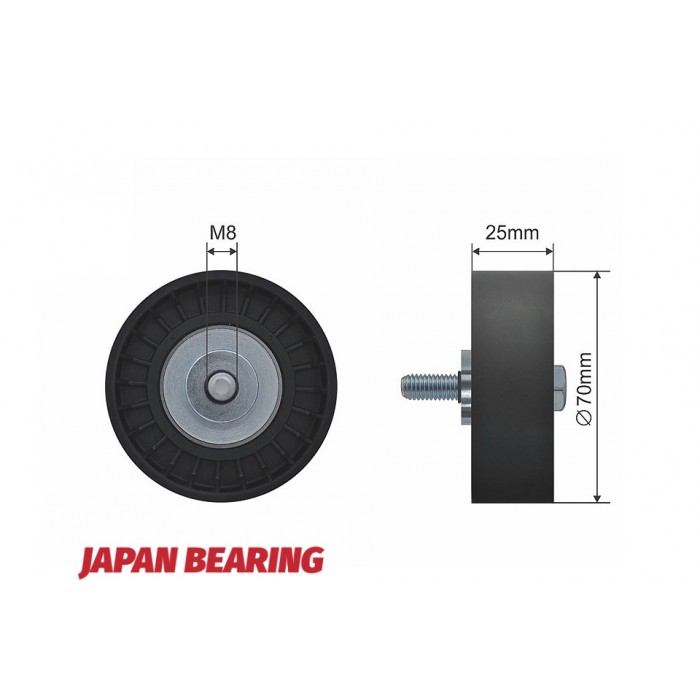 Poulie Galet Courroie Enrouleur Pour Ford C-Max II Fiesta VI BM5Q19A216AC