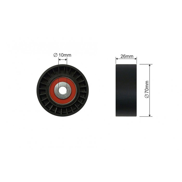 Poulie Galet Courroie Enrouleur Pour Ford Galaxy II Mondeo IV S-Max 1427353