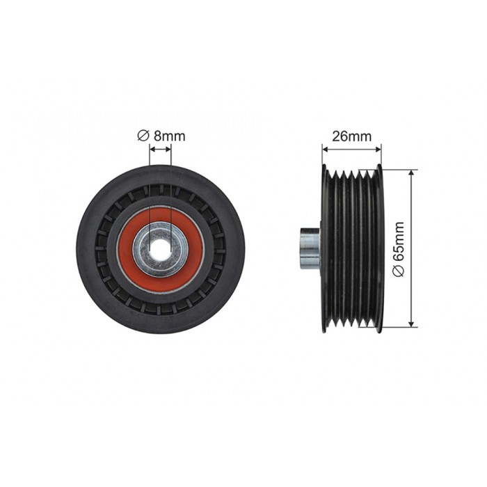 Poulie Galet Courroie Enrouleur Pour Ford Tourneo Custom Transit 1731730