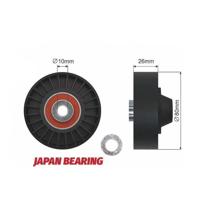 Poulie Galet Courroie Enrouleur Pour Alfa Romeo 145 146 147 156 Gt 73501925