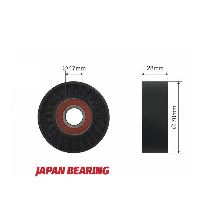 Poulie Galet Courroie Enrouleur Pour Fiat Ducato Iveco Daily III IV V 504000410